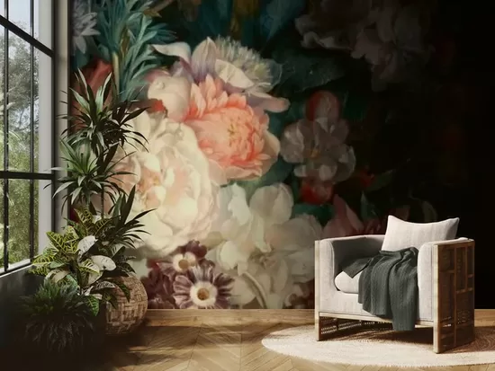 Fototapete: Klasiskā ziedu buķete